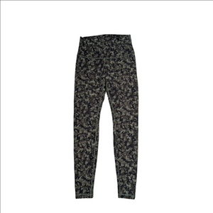 Lululemon Mystic Jungle Wunder Under Roll Down  Leggings Size 8